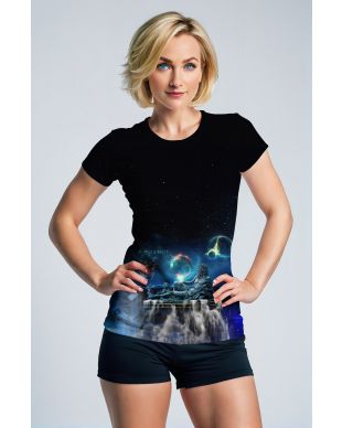 Aquarius Guardian Unisex T-Shirts in Starlit Blue