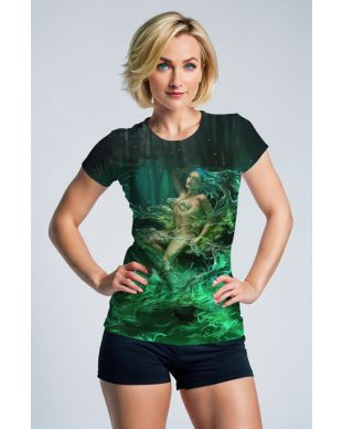 Mythical Aquarius Unisex Green Forest T-Shirts