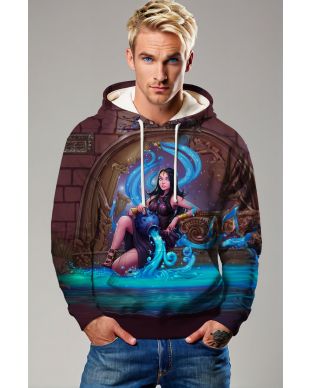 Aquarius Alcmene Mythical Hoodie in Purple