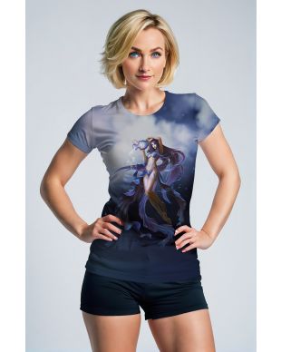 Hercules Guardian Aquarius Water Bearer Gradient Sky Blue Unisex T-Shirt