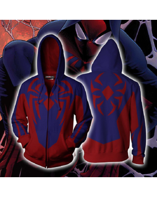 Avengers Avengers Spider Marvel Inspired Zip Up Hoodie