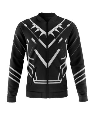 Black Panther Cosplay Marvel Casual Bomber Jacket