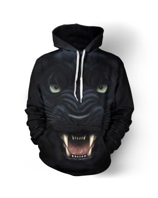 Black Panther Marvel Inspired Hoodie Black