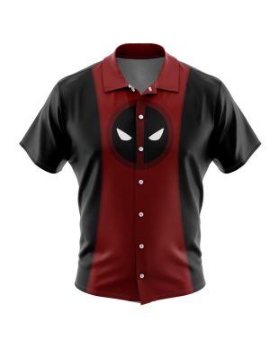 Deadpool Marvel Comics Button Up Hawaiian Shirt