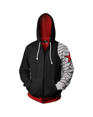 Captain America Captain America Winter S Marvel Inspired Hoodie Graphic