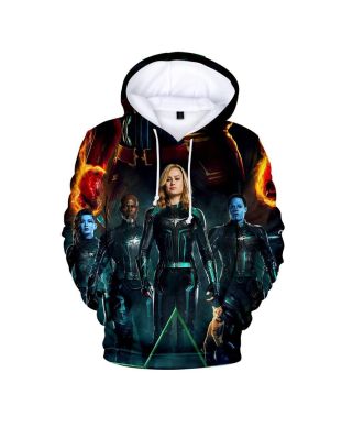 Marvel Carol Danvers Pullover Marvel Inspired Hoodie Edition 39