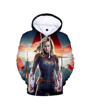 Marvel Carol Danvers Pullover Marvel Inspired Hoodie Edition 40