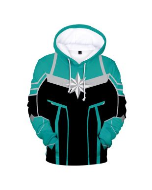 Marvel Carol Danvers Pullover Marvel Inspired Hoodie Classic Fit