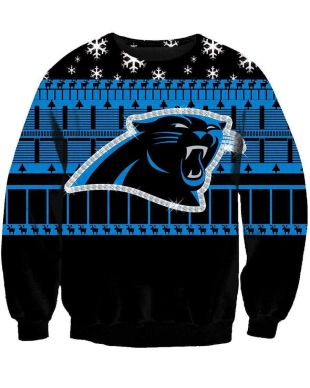 Christmas Carolina Panthers Christmas Carolina Panth Sweatshirt Black