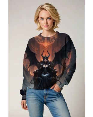 Symbol of Power and Glory Aries Elements Woven into the Dark Queen's Attire Available as T-Shirts Hoodies Zip-Up Jackets and Pullovers