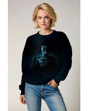  Black Batman Hero Crewneck Sweatshirt