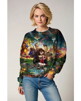 Colorful Animated Fantasy Sweatshirt