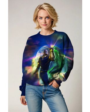 Dark Blue Thanos Infinity Gauntlet Sweatshirt