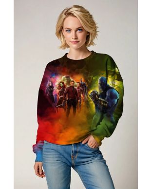 Multicolor Avengers Heroes Sweatshirt