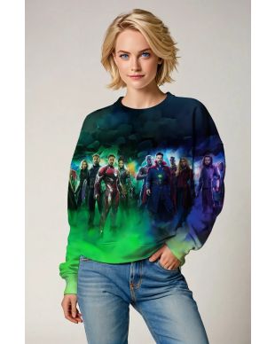 Green Avengers Team Sweatshirt