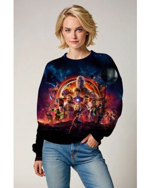 Deep Blue Avengers Battle Sweatshirt