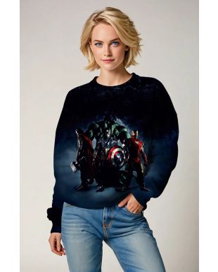 Dark Blue Avengers Sweatshirt
