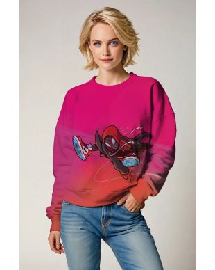 Bright Pink Gradient Sweatshirt – Hero Motion Style