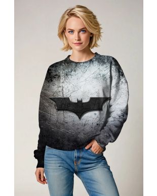 Black & Gray Crewneck Sweatshirt – Shadow Hero Inspired