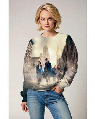 Mist Gray Magic Crewneck – Fantastic Beasts Urban Edition