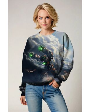 Skybreaker Crewneck – Neon Storm Edition