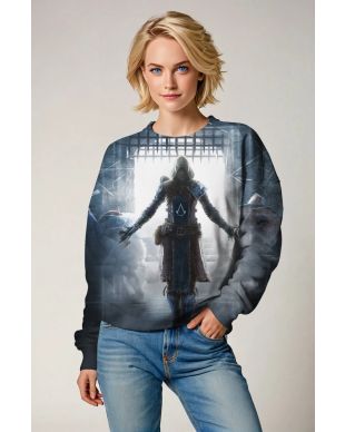 Grayblade Crewneck – Cloaked in Control Variant