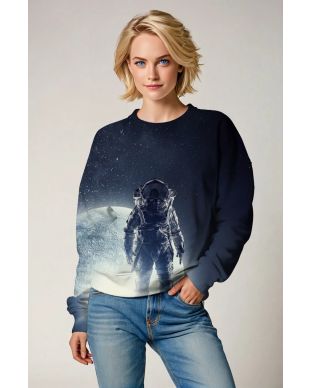 Moon Frontier Crewneck – Night Explorer Edition