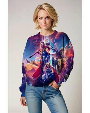 Storm Warriors Crewneck – Purple Flame Edition