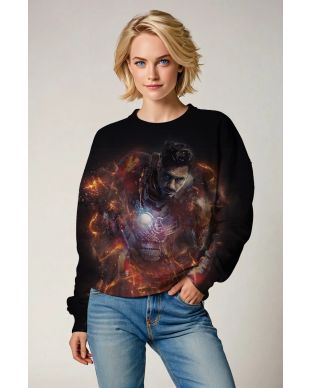 Iron Will Burn – Charred Hero Crewneck Sweatshirt