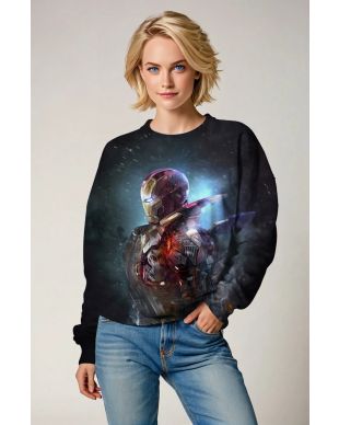 Iron Core Breakdown – Black Crewneck Sweatshirt