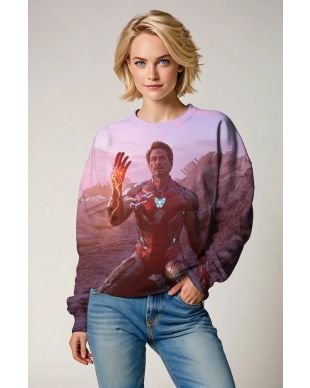 Snap Eternal – Lavender Combat Scene Crewneck