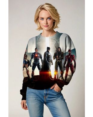 Justice League Heroes Crewneck Sweatshirt – Guardians of Earth