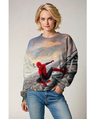 Spider-Man Skyline Crewneck – Sunset Watch