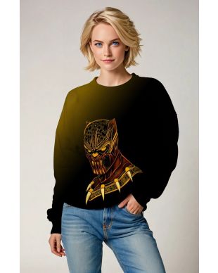 Black Panther Crewneck – Vibranium Gold