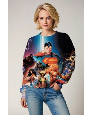 Justice League Epic Glow Crewneck – United Heroes