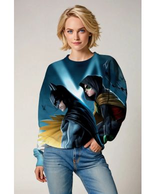 Batman & Robin Gotham Guardians Crewneck Sweatshirt