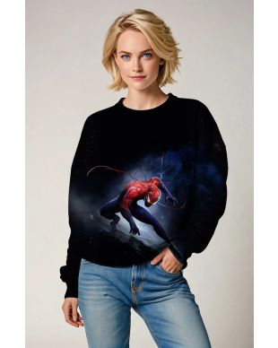 Spider-Man vs Carnage Cosmic Battle Crewneck Sweatshirt
