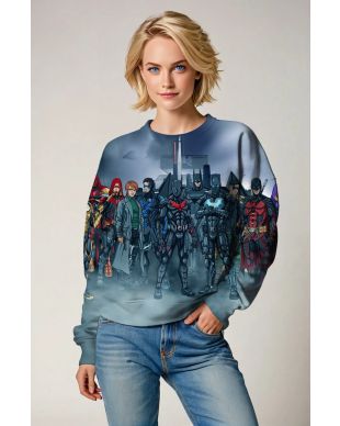 Night Sentinels Crewneck Sweatshirt – Shadow Blue