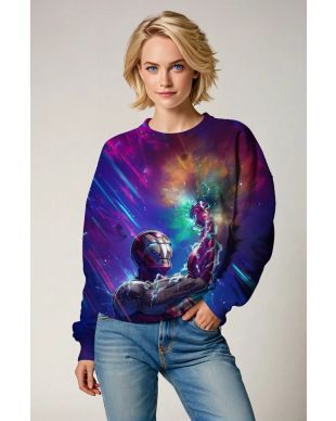 Iron Will Crewneck Sweatshirt – Heroic Purple Explosion