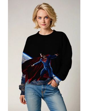 Kryptonian Vision Crewneck – Earthbound Strength Sweatshirt