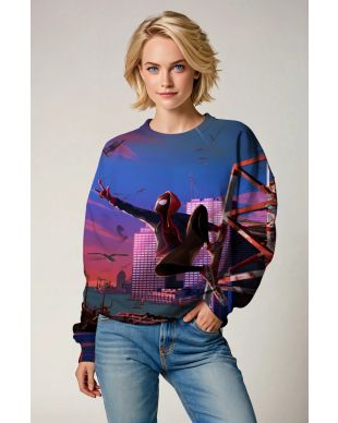 Thunder Trinity Sweatshirt – Blue Lightning Crewneck