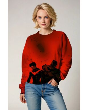 Crimson Knight Bond Sweatshirt – Brotherhood in the Shadows