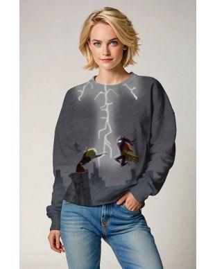Chibi Clash Sweatshirt – Super vs. Bat