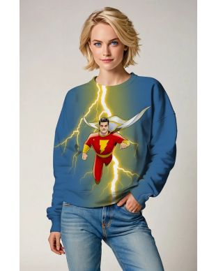 Thunder Punch Sweatshirt – Classic Shazam Power