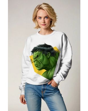 Smash Mode Sweatshirt – Hulk Side Glare Graphic