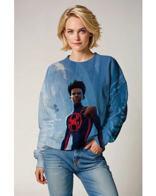 Spiderman Graphic Crewneck Sweatshirt