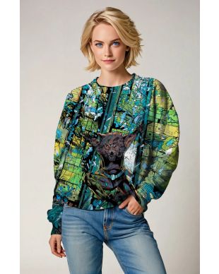 Emerald Green Wolfsbane X-Men Crewneck Sweatshirt