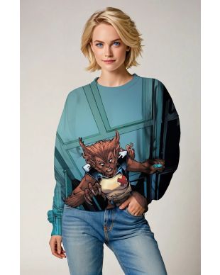 Teal Wolfsbane X-Men Crewneck Sweatshirt
