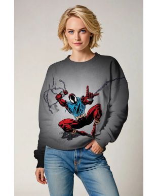 This Scarlet Spider Sweatshirt is a must-have for fans of the iconic Spider-Man clone.