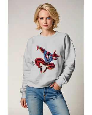 The Scarlet Spider Sweatshirt is a tribute to the iconic Marvel hero.